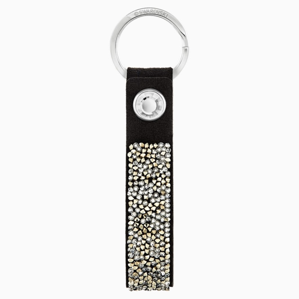 Swarovski accessories/ Swarovski crystal black glam rock keychain NWT